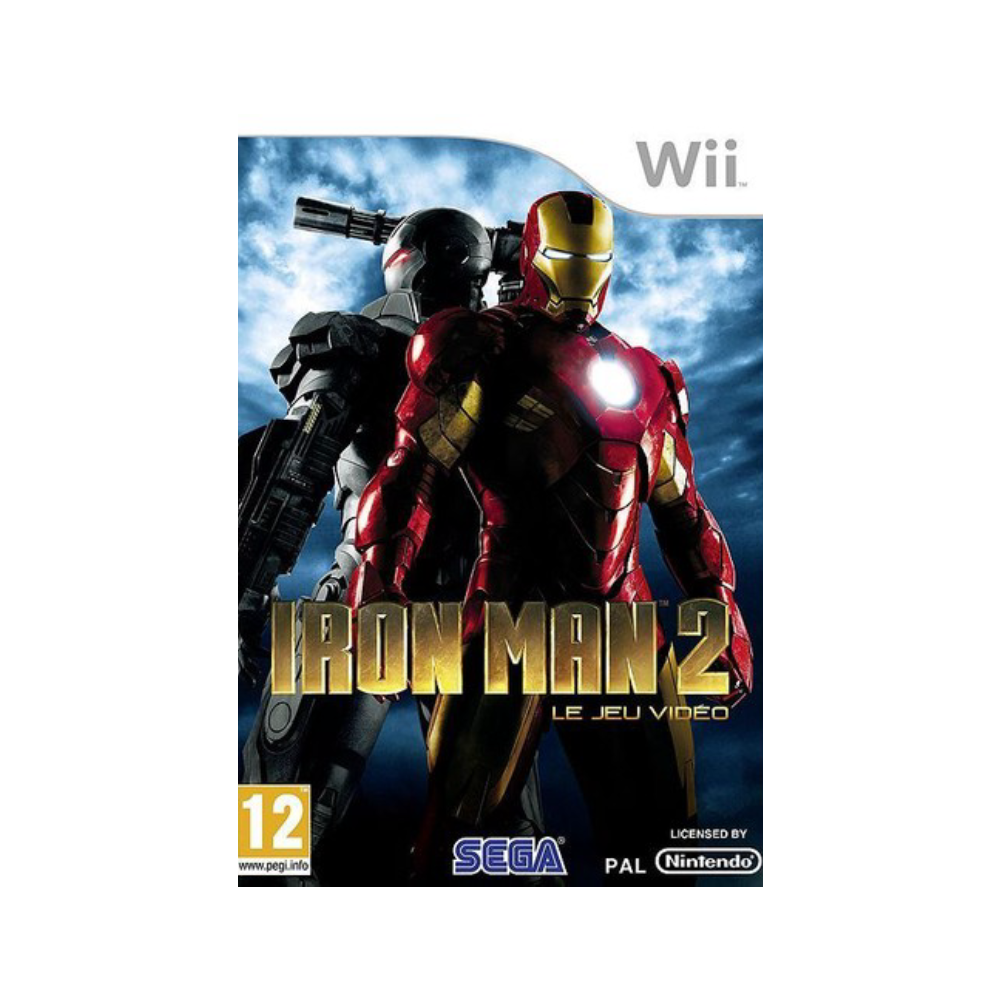 Jeu Iron Man Sur Wii (PAL), Version Française, Occasion, Boîtier Usé, Disque Rayé