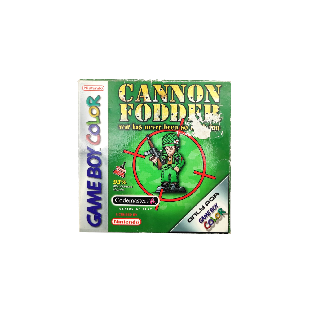 Cannon Fodder Game Boy color Cash'land