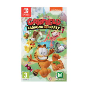 Découvre Garfield Lasagne Party, un jeu divertissant qui met en scène le célèbre chat gourmand sur ta Nintendo Switch. plonge dans un monde rempli de lasagnes délicieuses, de défis amusants et d’aventures hilarantes avec Garfield et ses amis.